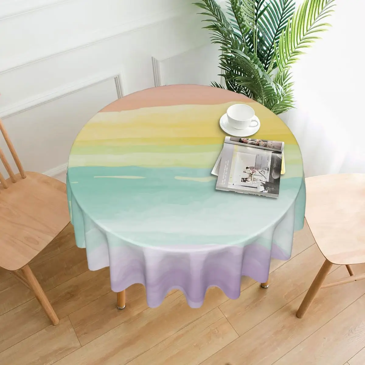 

Round table cloth, cotton and linen table cloth, used for wedding party, kitchen and home decoration