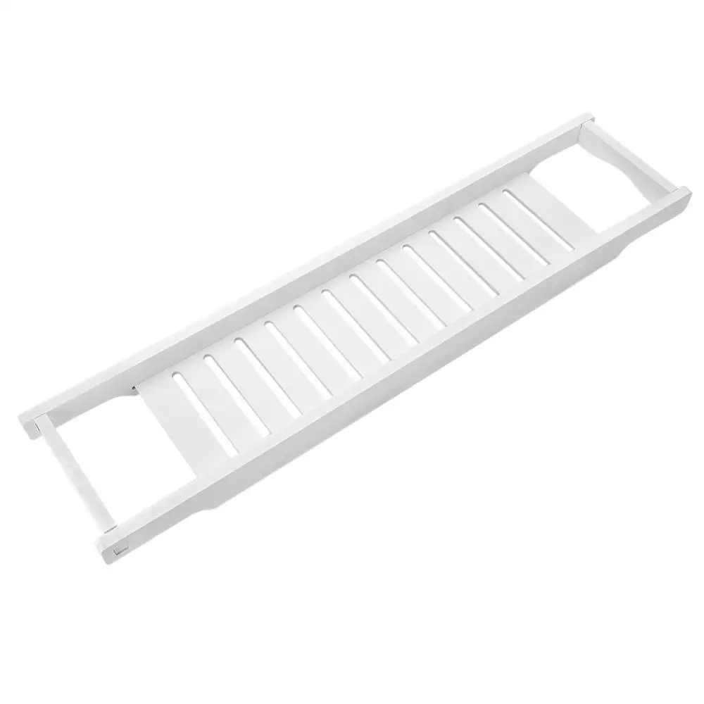 

Luxury Slim Bridge Bath Tray Bathtub Storage Rack Shelf Organizer Bathroom Accessories White New