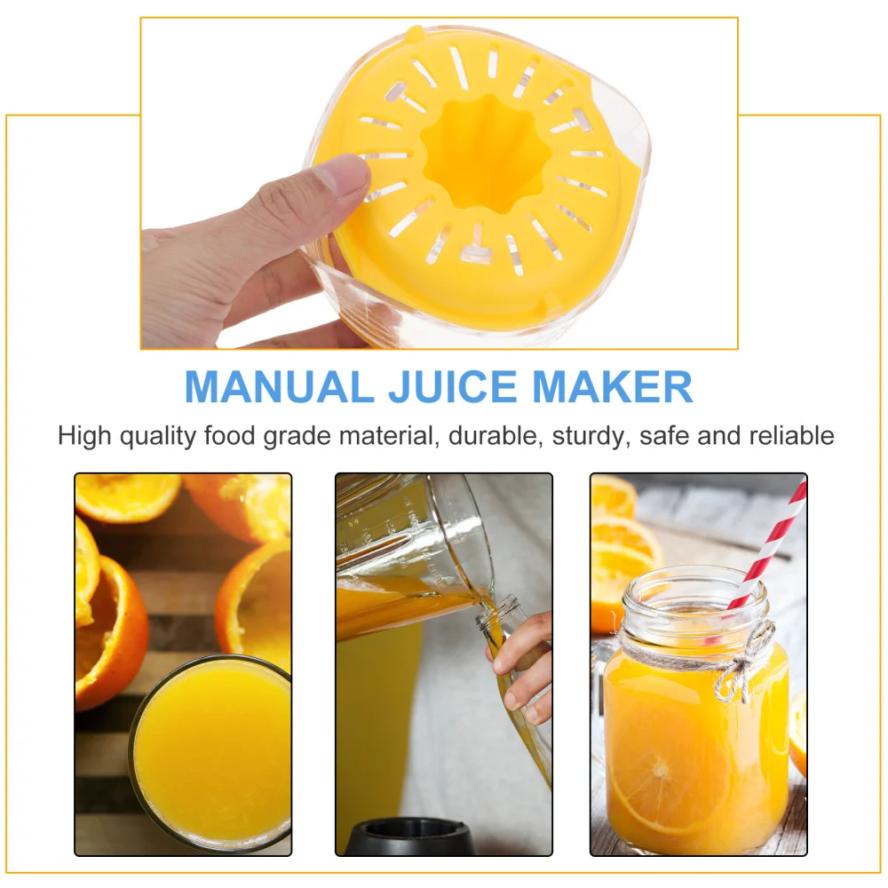 

1Pc Small Size Squeezer Squeezing Portable Home Squeezer (Yellow)