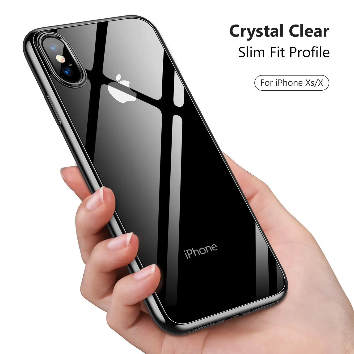 Чехол для iPhone X Xs Max XR 8 Plus ультра тонкий плотно прилегающий Мягкий Силиконовый ТПУ