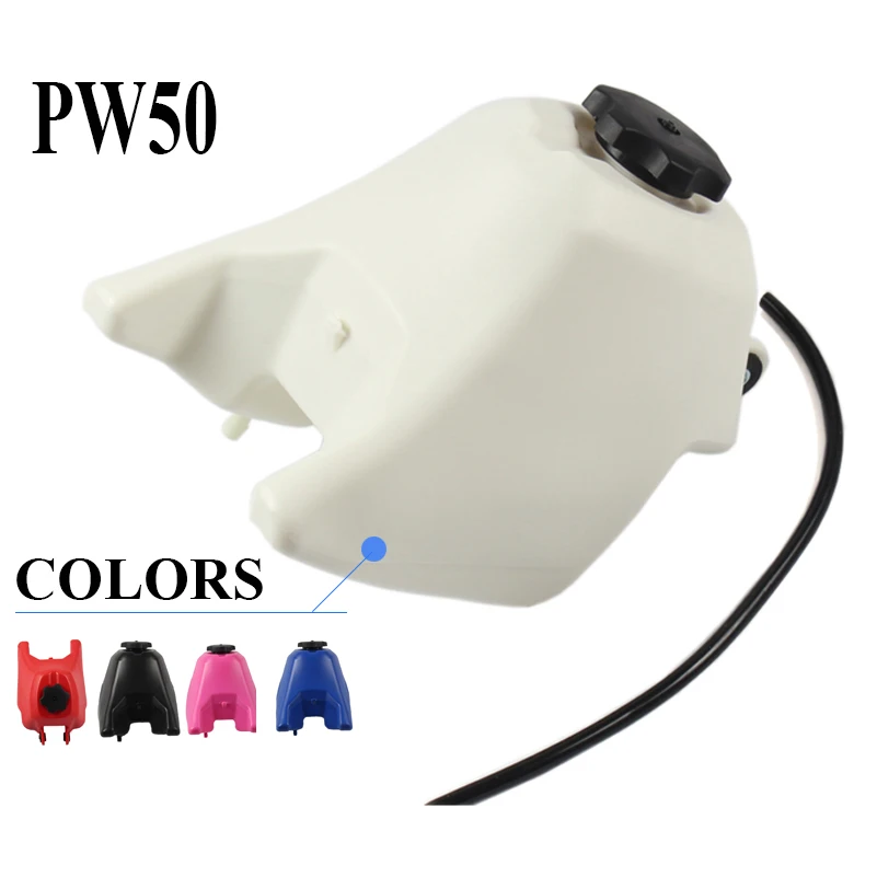 

1 Pcs Motorcycle Fuel Gas Petrol Tank Assembly White Blue Black Red Kit For Yamaha PW50 PW PY 50 Peewee Motorcycle Accessories