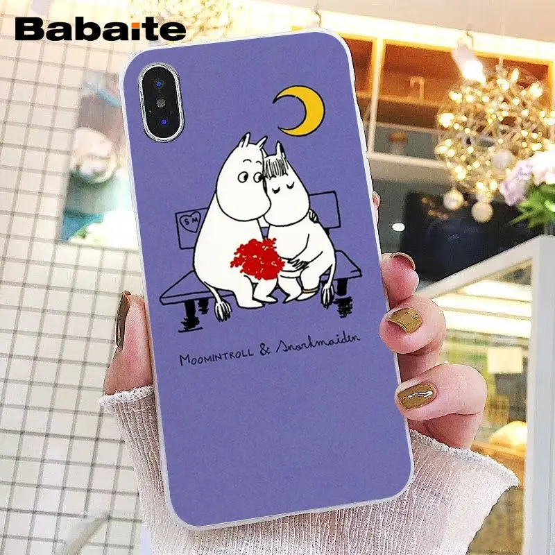 Babaite мультфильм милый Муми-Тролль Бегемот чехол для телефона для iphone 11 Pro 11Pro Max 8 7 6 6S Plus X XS MAX 5 5S SE XR