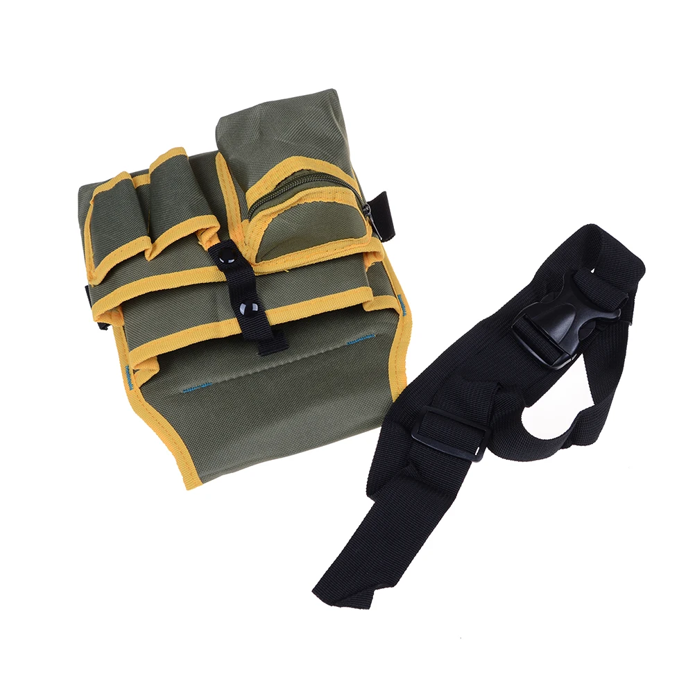 

1PCS Waist Packs Multiple Pocket Canvas Pouch Bag With Belt Hardware Mechanic's Electrician Tool