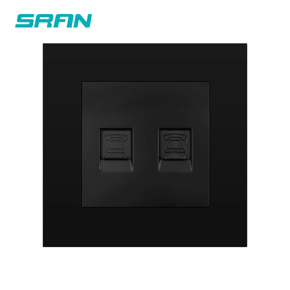 Настенная розетка SRAN с двойным телефоном электрическая огнестойкая панель из