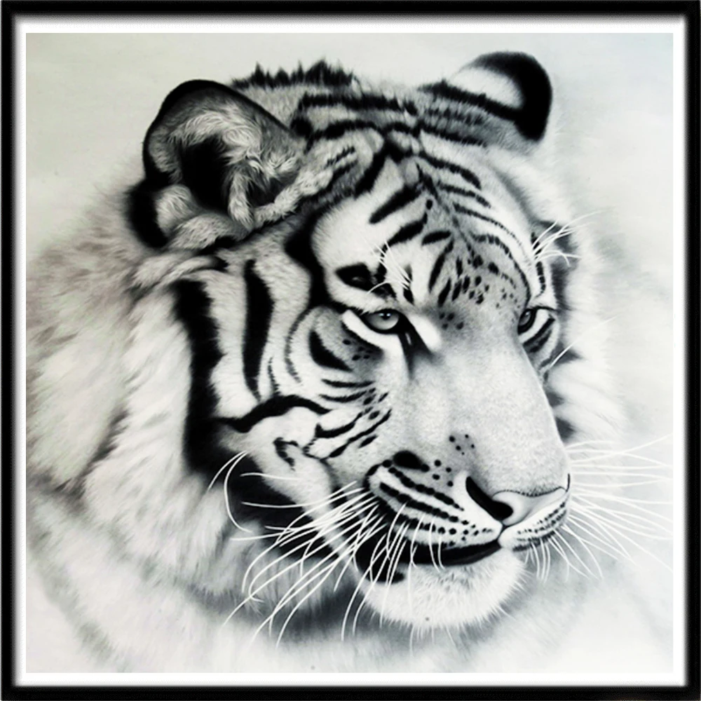 

5D «сделай сам», Круглая Мозаика с животными, Круглая Мозаика, украшение для дома