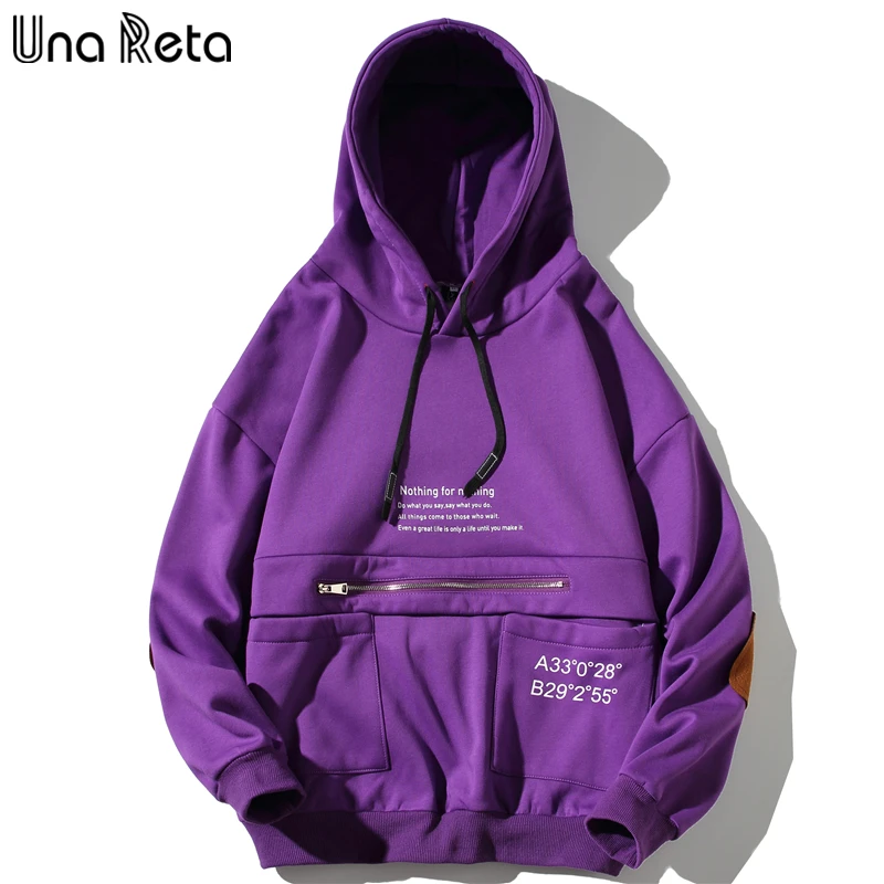 

Una Reta плюс бархатная Толстовка для мужчин Уличная осень Новое поступление хип-хоп толстовки с принтом пуловер спортивный костюм Harajuku толстовки мужские