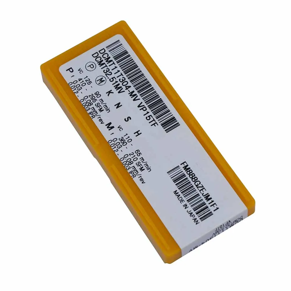 10 шт./упак. DCMT11T304-MV VP15TF DCMT32.51MV ЧПУ твердосплавные пластины машина режущий