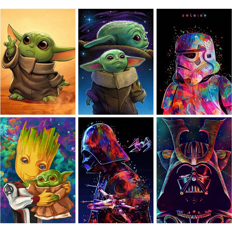 

5D DIY Diamond Painting Cartoon Alien Warrior War Full Drill Embroidery Cross Stitch Mosaic Craft Home Decor Christmas Gift