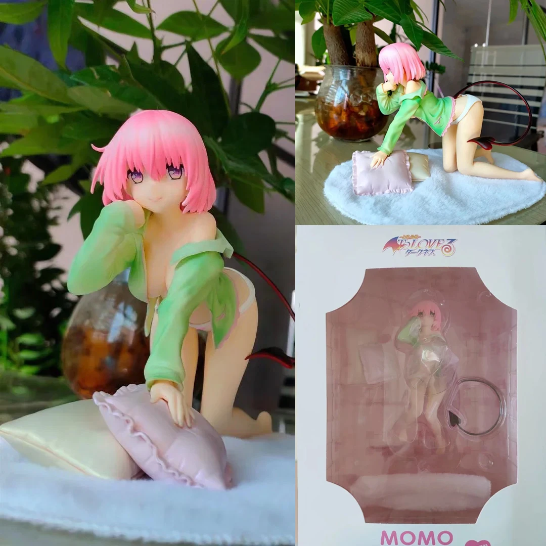 

Kawaii To LOVE Japan Anime Action Figure PVC Toy 13cm Cute Momo Belia Deviluke Pajamas Bikini Sexy Doll Room Decor Gift for Boys