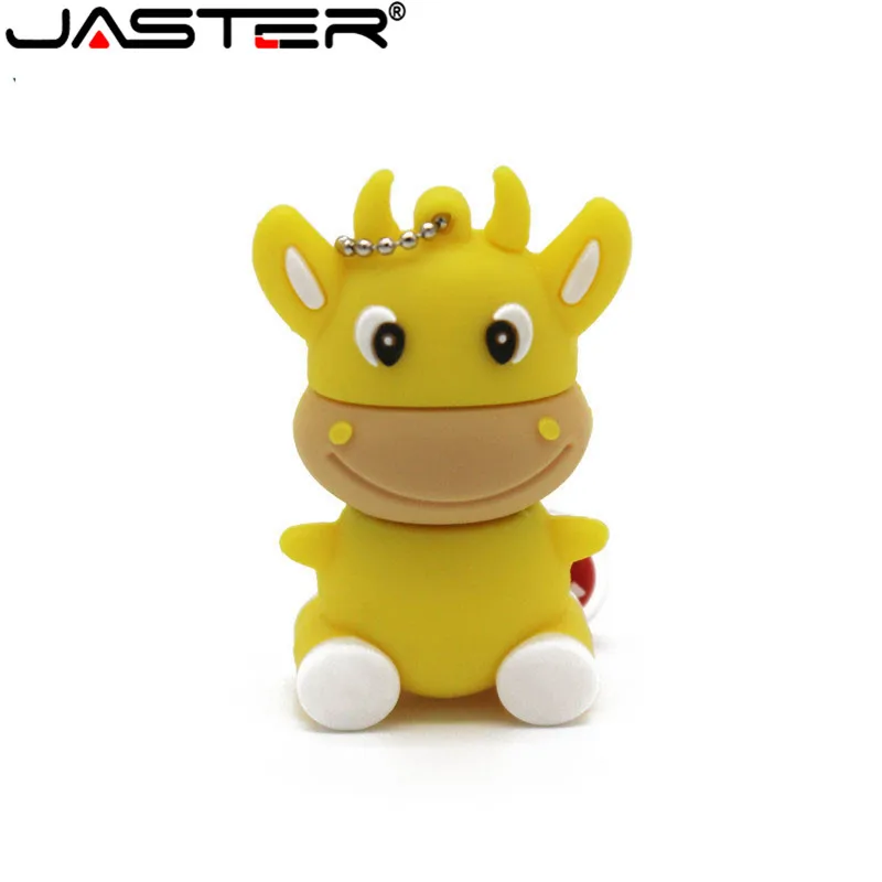 Внешний флэш-накопитель JASTER компактный USB 2 0 накопитель из коровьей кожи 4 ГБ 8 16 32