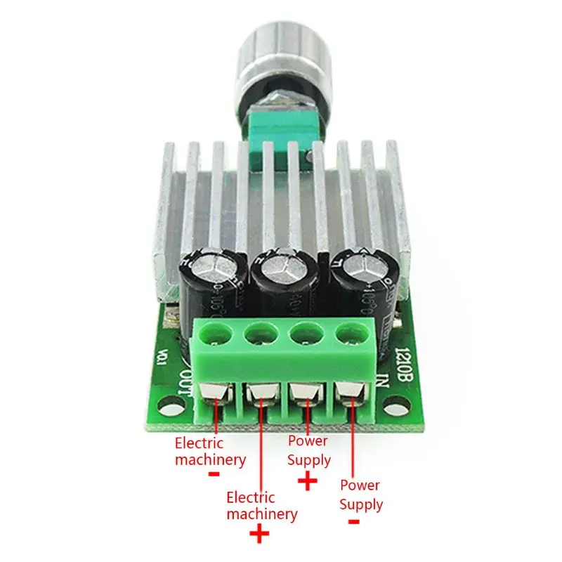 

12V 24V 10A PWM DC Motor Speed Controller Adjustable Speed Regulator Dimmer Control Switch for Fan Motor LED Light