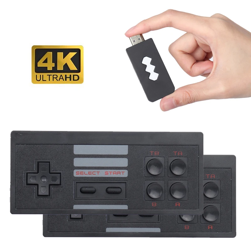 

821 in1 Game Console Wireless Dual-Handle Classic HD Mini Home Video Game Console