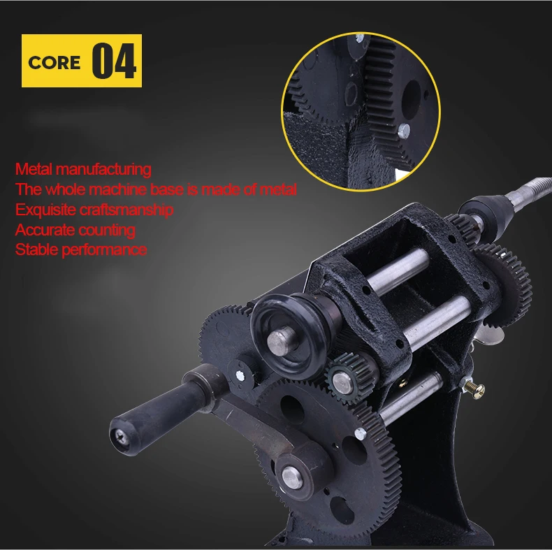 Ручная обмоточная машина двойного назначения ручной счетчик катушек намоточная