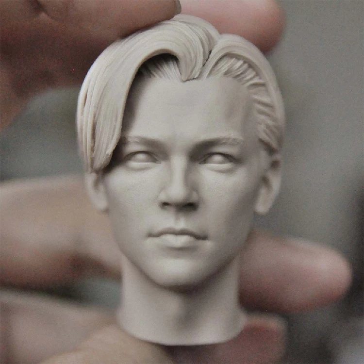 

1/6 Scale Titanic Leonardo DiCaprio Unpainted Head Sculpt for 12''Figures DIY