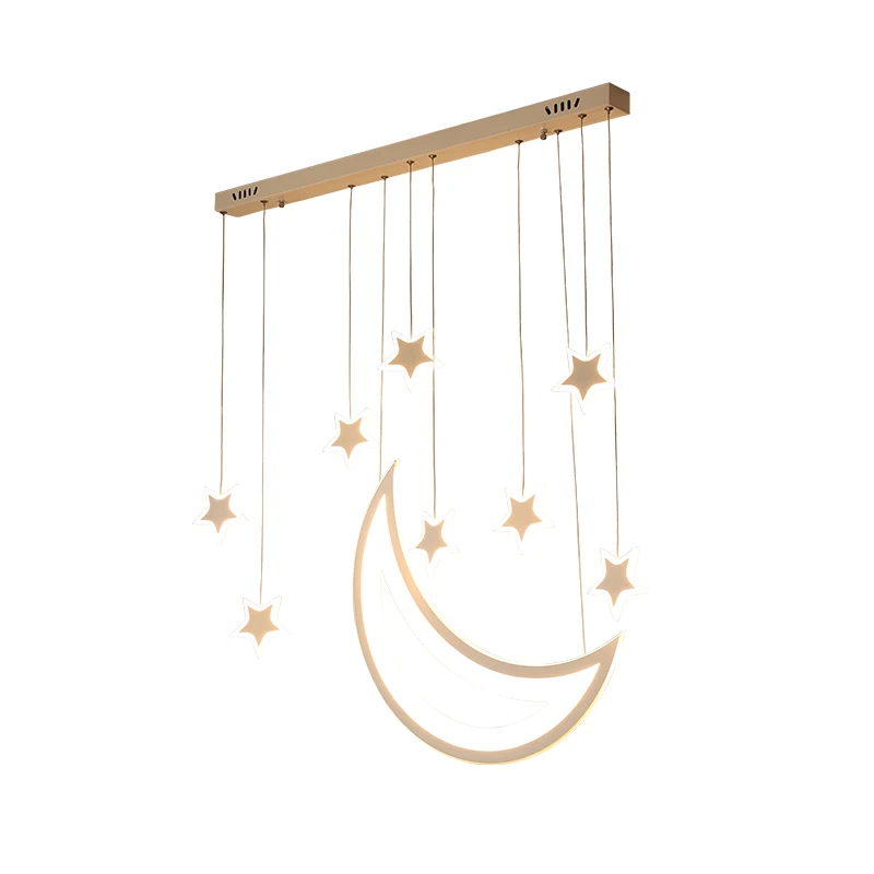 

Modern Pendant Lamp Led star Ceiling Hanging Chandelier white Loft Living Dining Room Kitchen Indoor Lighting Fixture