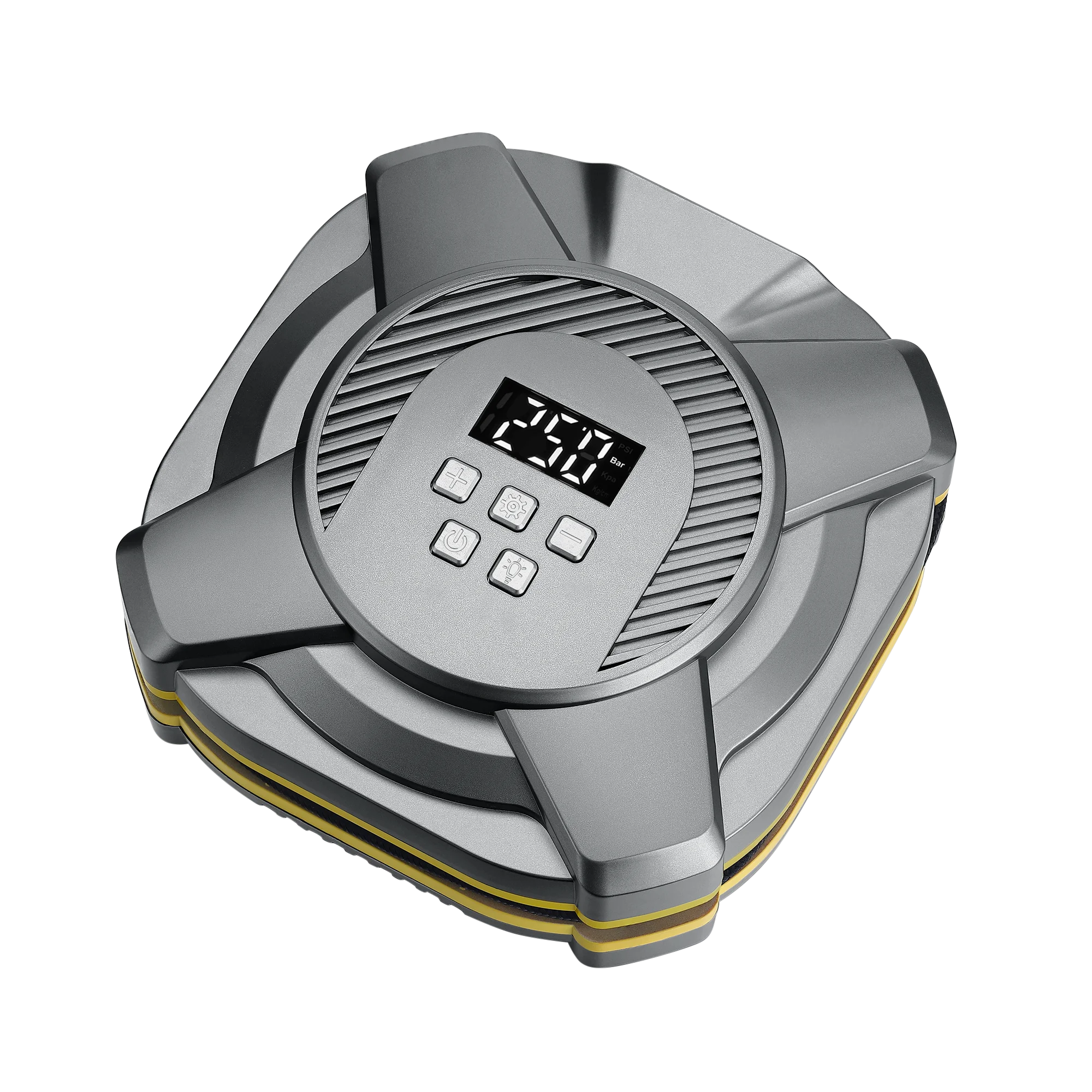 

HF 5201 Digital Tire Inflator for Car w/Auto Pump/Shut Off Feature, Portable Air Compressor, Carrying Case