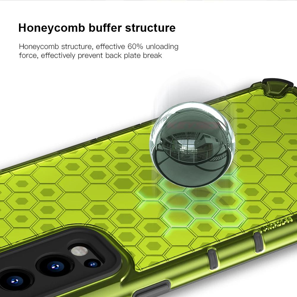 keysion shockproof armor case for oneplus nord 2 5g 2in1 silicone pc honeycomb phone back cover for oneplus 9 9 pro 9r 7t free global shipping