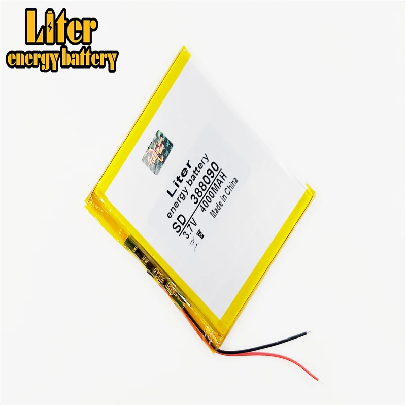 388090 3 7 V 4000 mah литий полимерный аккумулятор планшета с защитной платой для