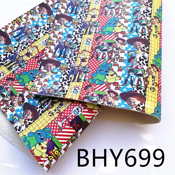BHY699 10 шт./20*33 см принт искусственная кожа винил BHY667 - Цвет: BHY699