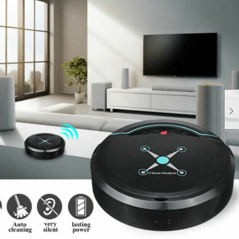 

Self Navigated Rechargeable Smart Robot Vacuum Cleaner Auto Sweeper Edge Clean
