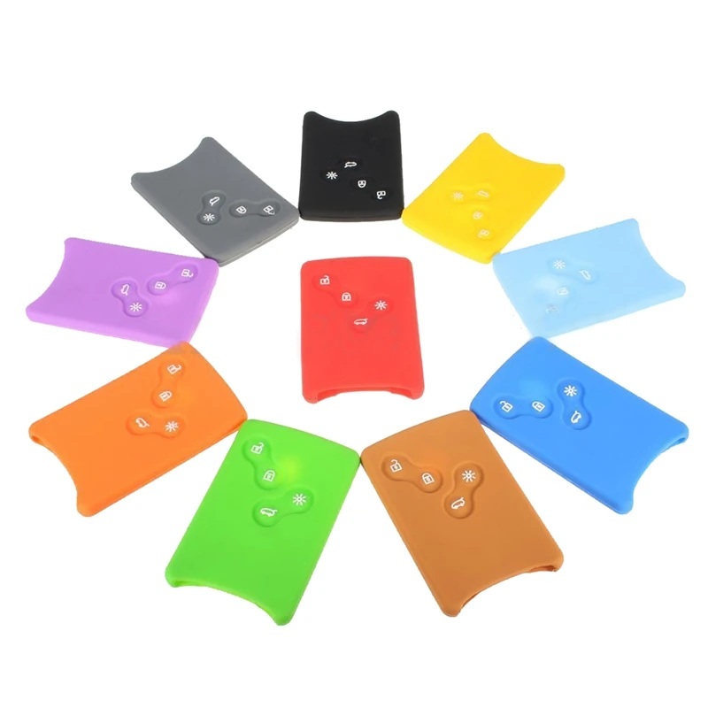 Силиконовый чехол с 4 кнопками для пульта дистанционного управления RENAULT Laguna Koleos