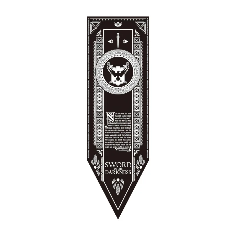 Movie Game of Thrones Cosplay Prop Accessory Stark Family Banner Decorative Flag A Song Ice and Fire Throne |