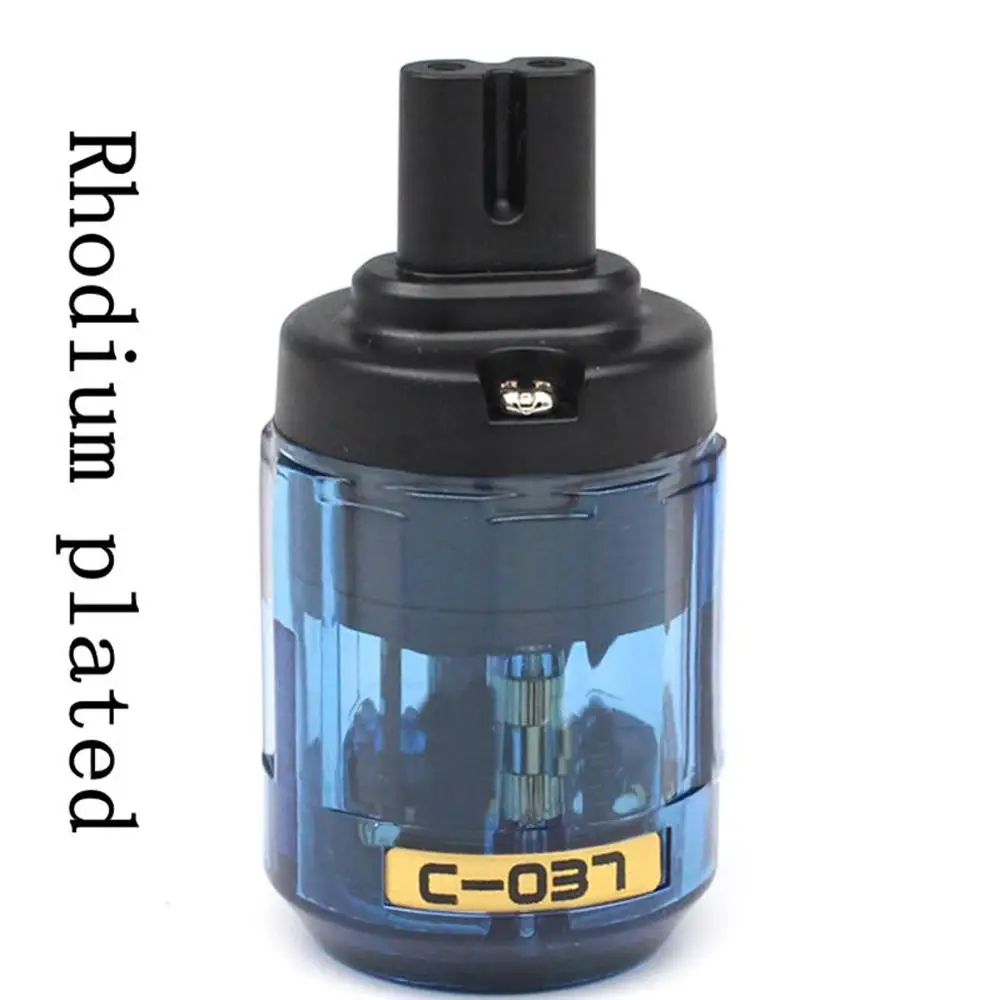 Hifi 1pcs Rhodium plated Audio UK/EU/US/AU power cable IEC connector socket plug adapter Figure 8 AC Power Adapter Connector | Электроника