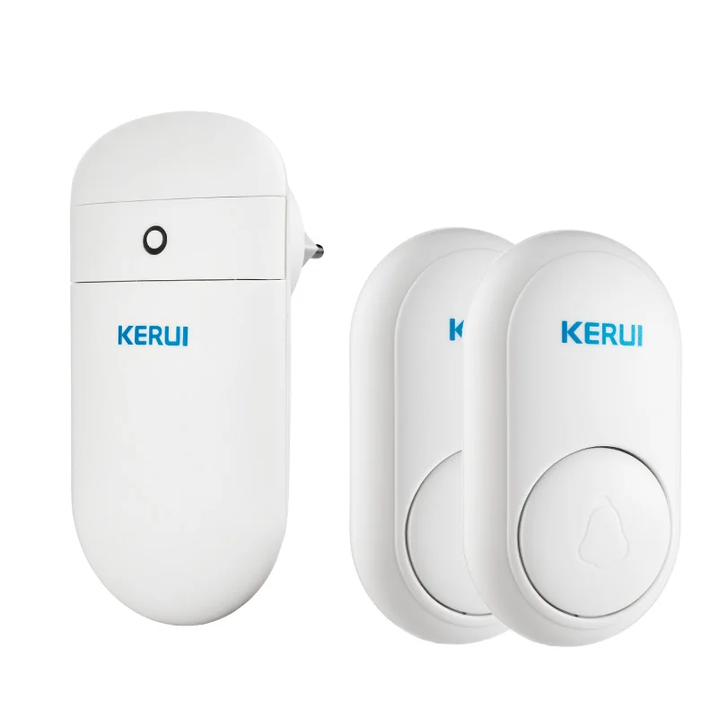 kit 4 KERUI регулируемый уровень громкости дверной звонок M518 домашний самогенерирующий беспроводной дверной звонок умный электронный пульт дистанционного управления дверной звонок - Color: kit 4