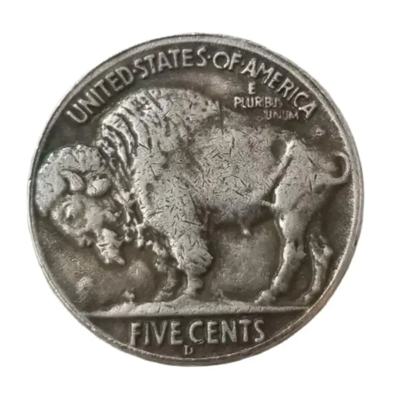 1937 Хобо памятная монета Монета с черепом Странник розовое коллекционные монеты