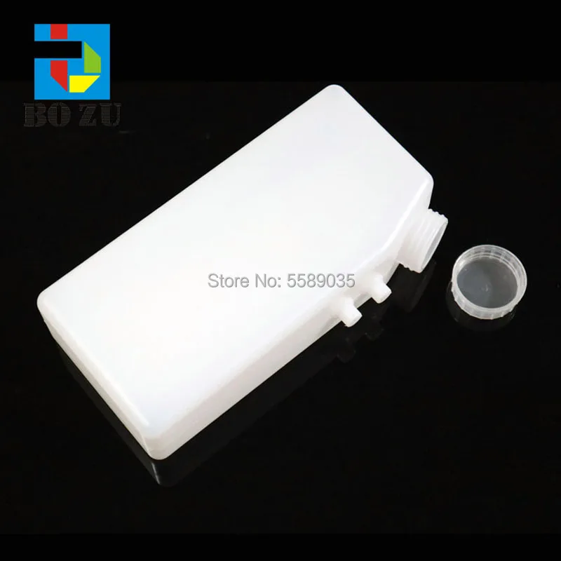 Чернильный принтер Solvent с 1 л белым резервуаром для чернил двойным отверстием