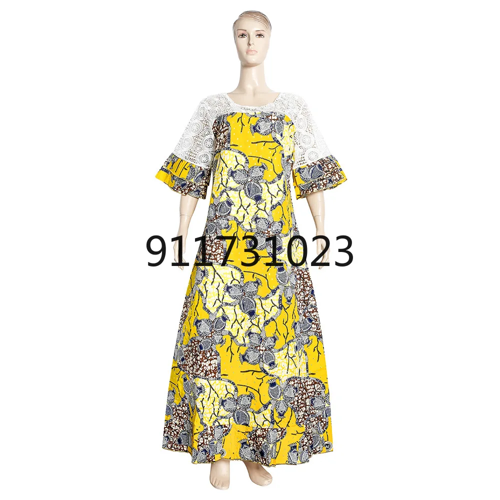 Африканские платья из полиэстера для женщин летнее сексуальное Африканское