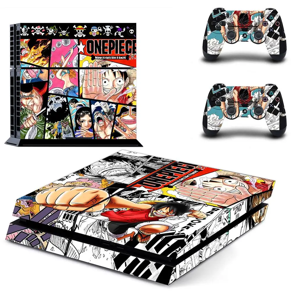 Цельная наклейка Luffy для PS4 с полным покрытием s Play station 4 PlayStation скины консоли и