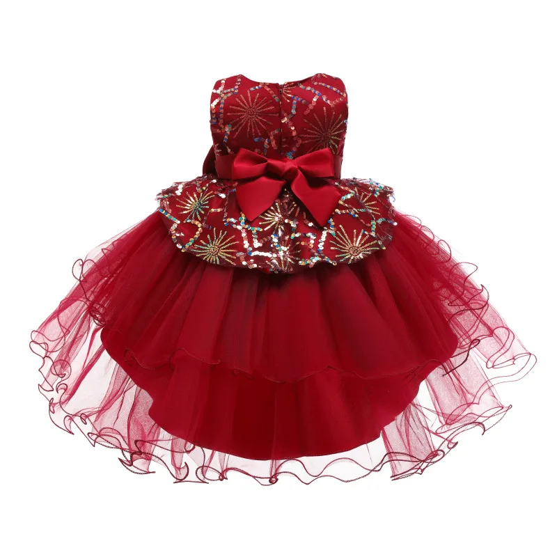 Платье детское Сетчатое без рукавов с бантом 2021 | Детская одежда и обувь