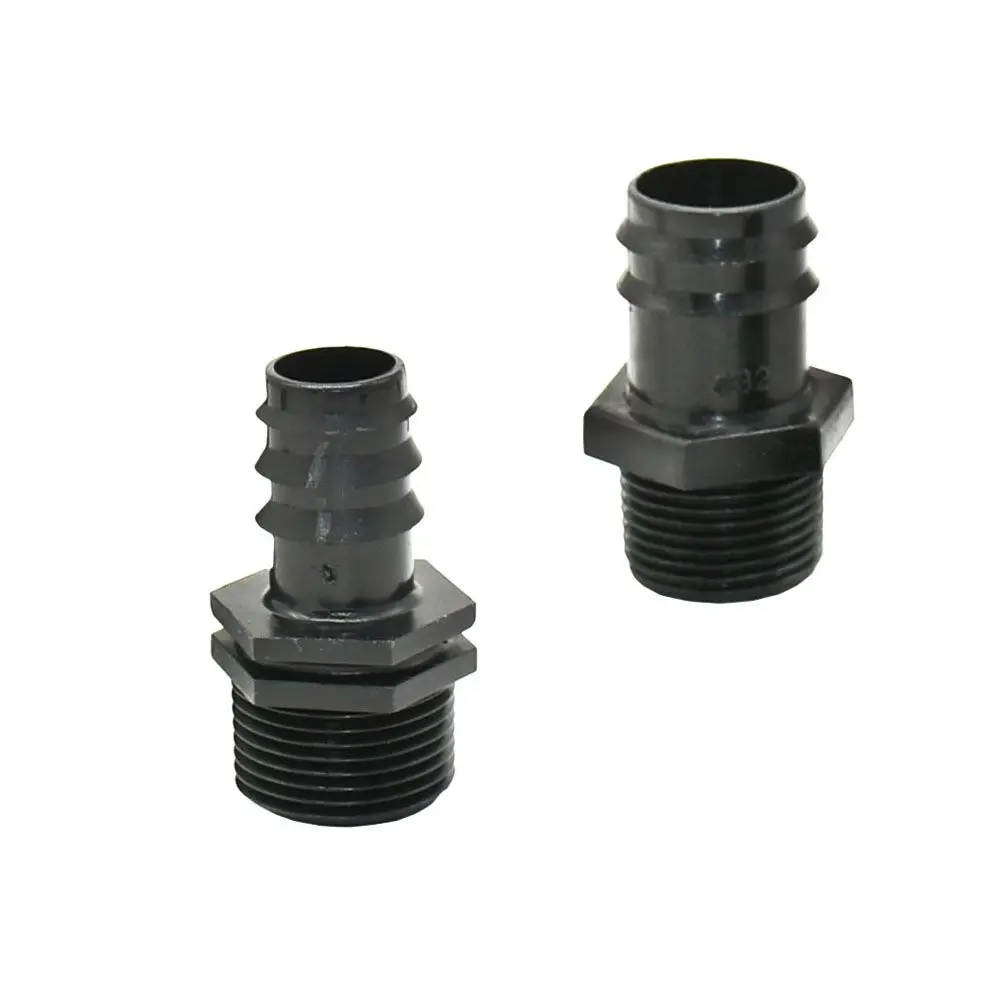 25mm 1inch Water Hose Barb Quick Coupling With 1" Male Thread Irrigation Water Pipe Connector 20 Pcs