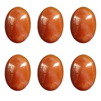 red agate 1825mm oval minerale gemstone reiki home decoration natural stone jewelry accessories