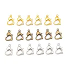 30 шт., 10 мм, золотистыеСеребристые стандартные застежки-карабины