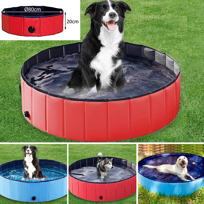 

Big Size Dog Swimming Pool Swimming Collapsible Bathing Pool for Dogs Cats Kids