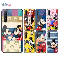 disney cartoon pink minnie mickey mouse for oppo a93 a92 a73 a53s a52 a32 a31 a12e a1k find x2 x3 pro lite neo black phone case