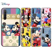 Disney Cartoon Pink Minnie Mickey Mouse For OPPO A93 A92 A73 A53S A52 A32 A31 A12E A1K Find X2 X3 Pro Lite Neo Black Phone Case