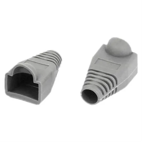 

Сетевой серый резиновый соединитель RJ45 защитный чехол для ботинок 50 шт.