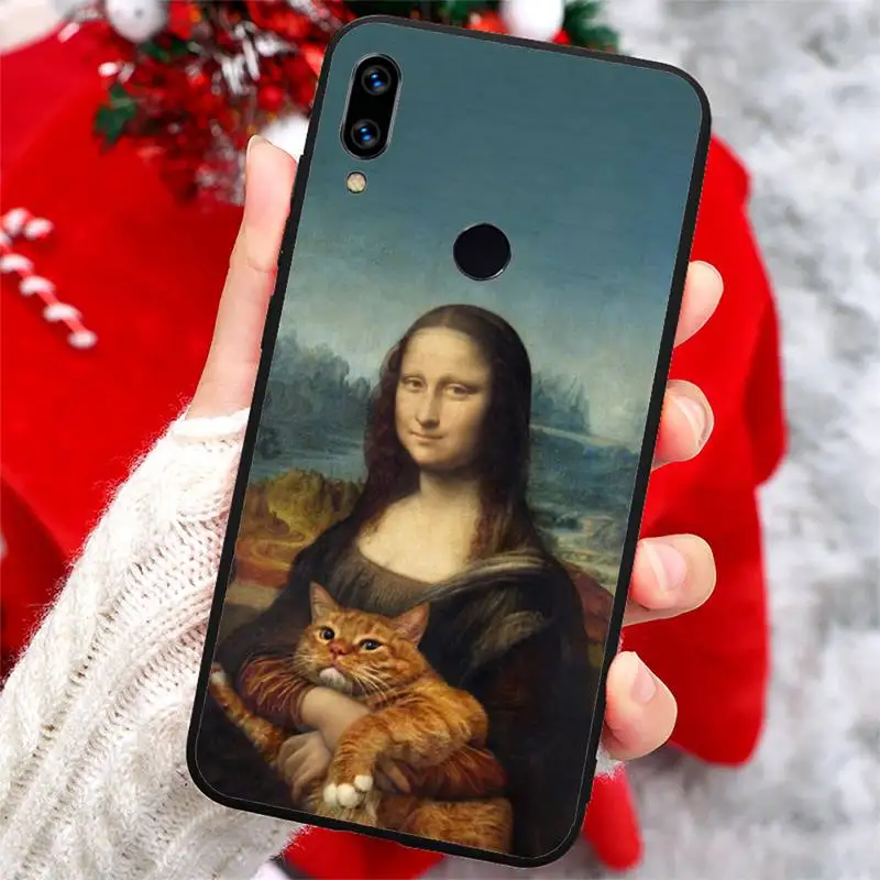 

Cat Art Aesthetics Phone Case For Xiaomi Redmi Note 4 4x 5 6 7 8 pro S2 PLUS 6A PRO