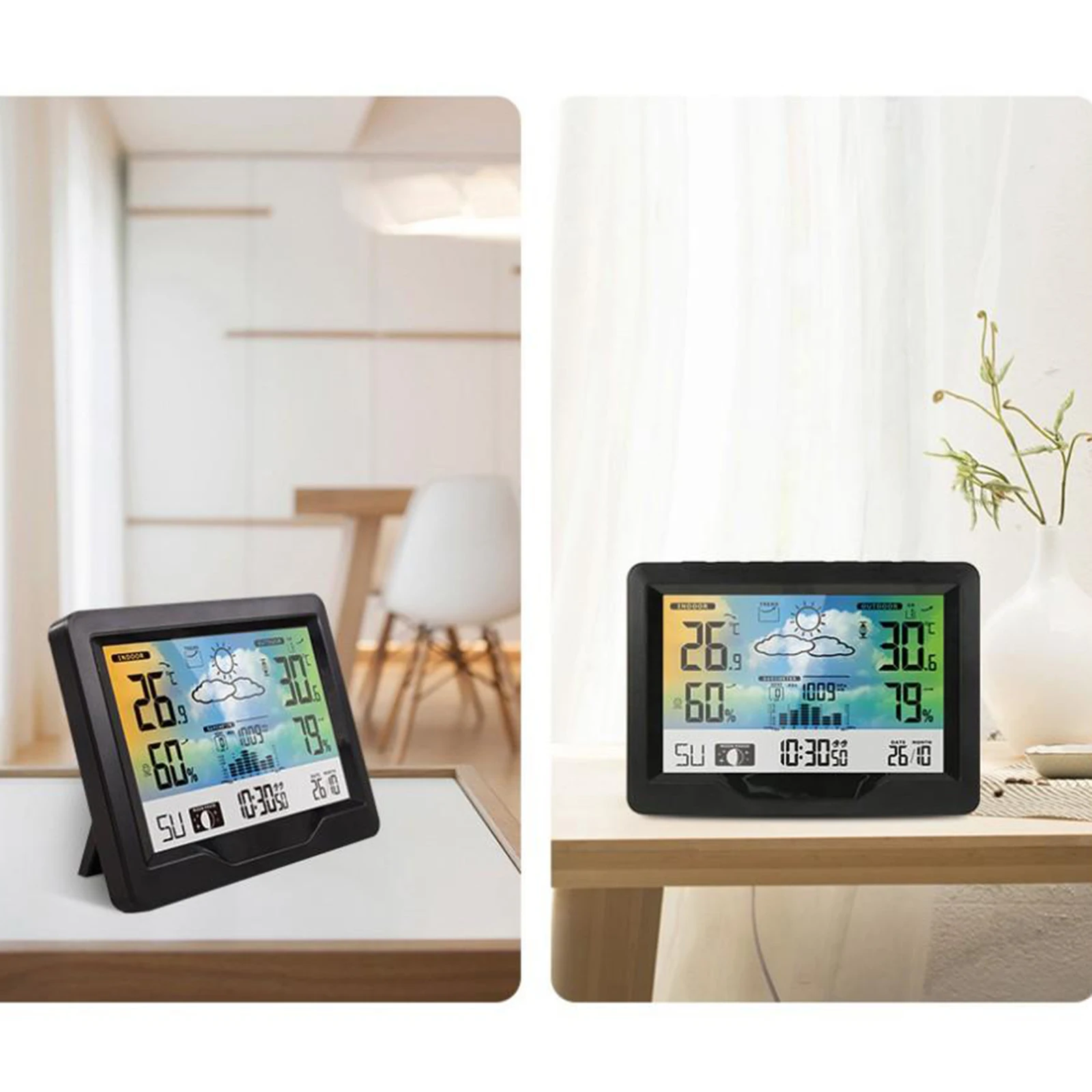 

Метеостанция Беспроводная с термометром, гигрометром и ЖК-дисплеем