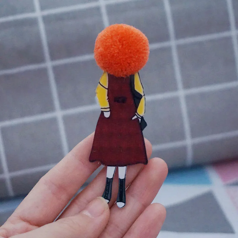 Мэрилин брошь Монро женские сексуальные акриловые значки Милая модель ручной