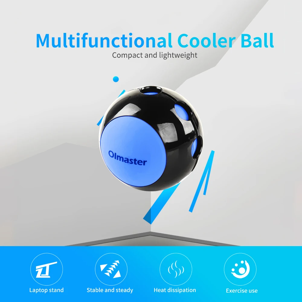 Подставка для ноутбука OImaster охлаждающая шариковая Нескользящая силиконовая