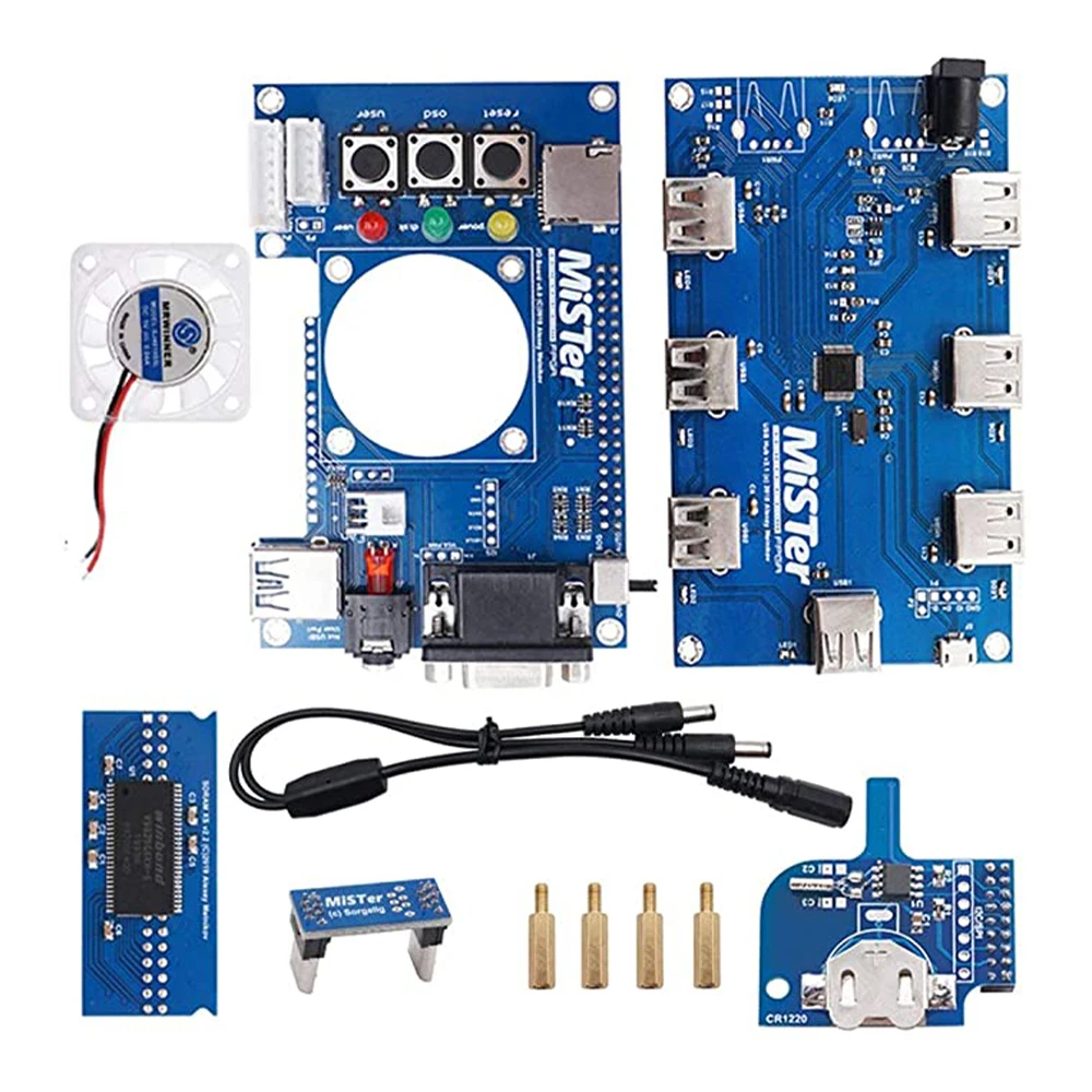 

Manual Welding Mister USB Hub V2.1 Board For Mister FPGA 7 USB Ports IO Board Set for Terasic DE10-Nano Accessories