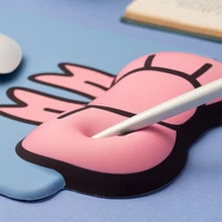 cute bowknot silicone mouse pad small table pad laptop gaming keyboard hand support wrist soft cushion keyboard desk set