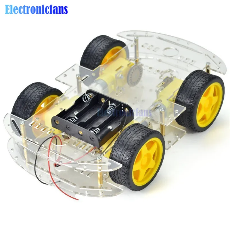 Diy Электронный умный автомобильный комплект 4WD робот комплекты автомобильных