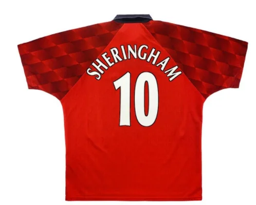 Retro 1996/98 Beckham Cantona Solskjaer Cole Scholes Giggs Keane Sheringham Classic Shirts Vintage Jerseys | Спорт и развлечения