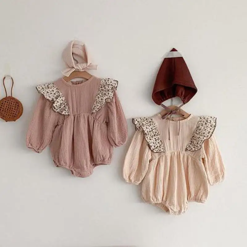 Боди для новорожденных девочек с леопардовым принтом комбинезон оборками на