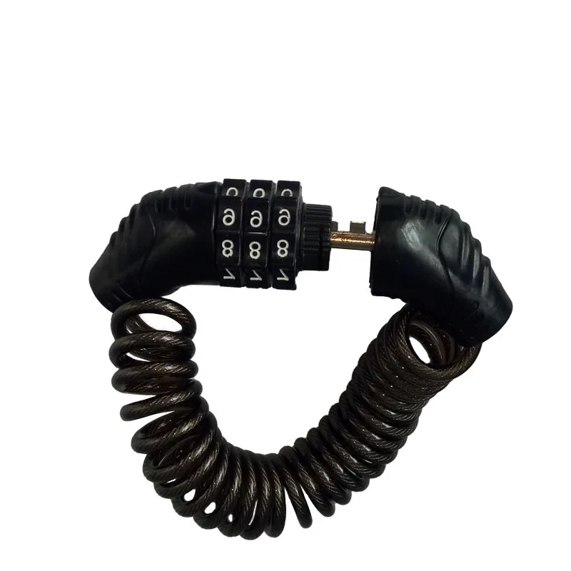 

Helmet Lock Battery Car Motorcycle Mini Wire Rope Password Lock Anti-theft Portable Mountain Bike Cable Lock